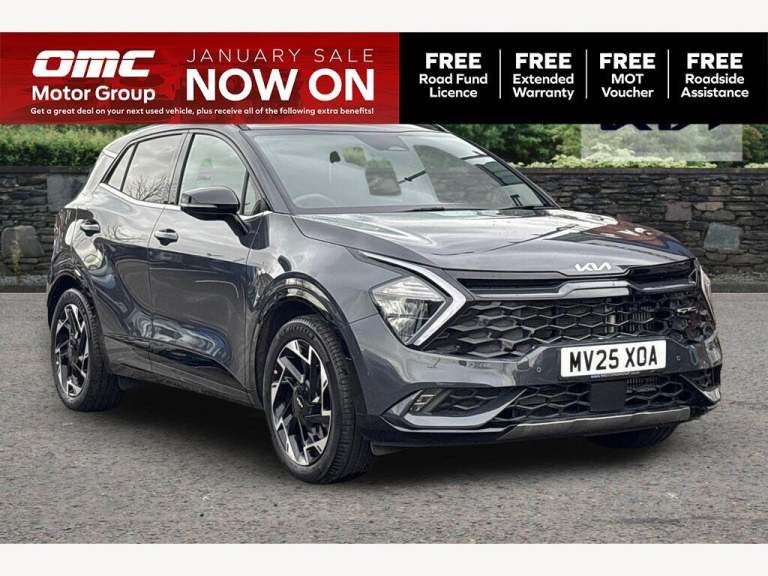 2025 Kia Sportage 1.6T GDi 157 48V ISG GT-Line 5dr ESTATE Petrol/Electric Hybrid Manual