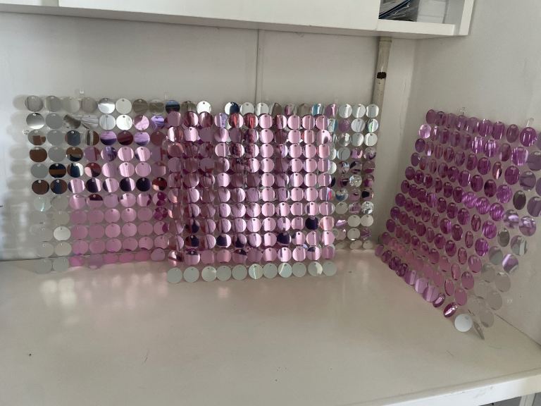 Shimmer / sequin panels