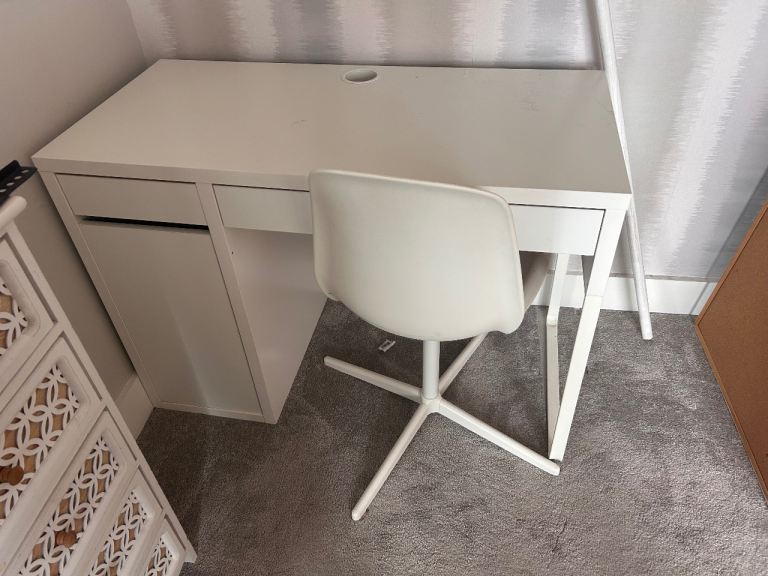 Ikea desk and chair