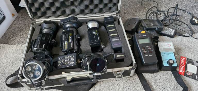 Sony night vison camcardes with infared lights 