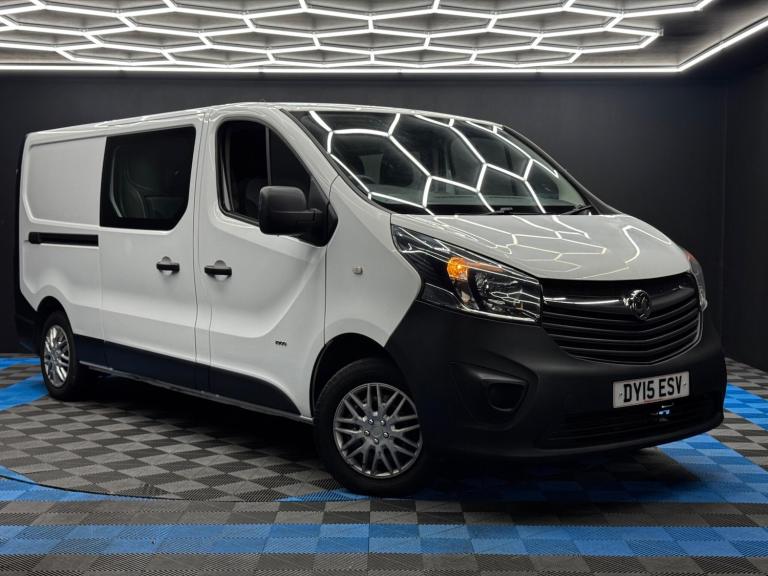 2015 Vauxhall Vivaro 1.6 CDTi 2900 Crew Van L2 H1 Euro 5 5dr (6 Seat) PANEL VAN Diesel Manual