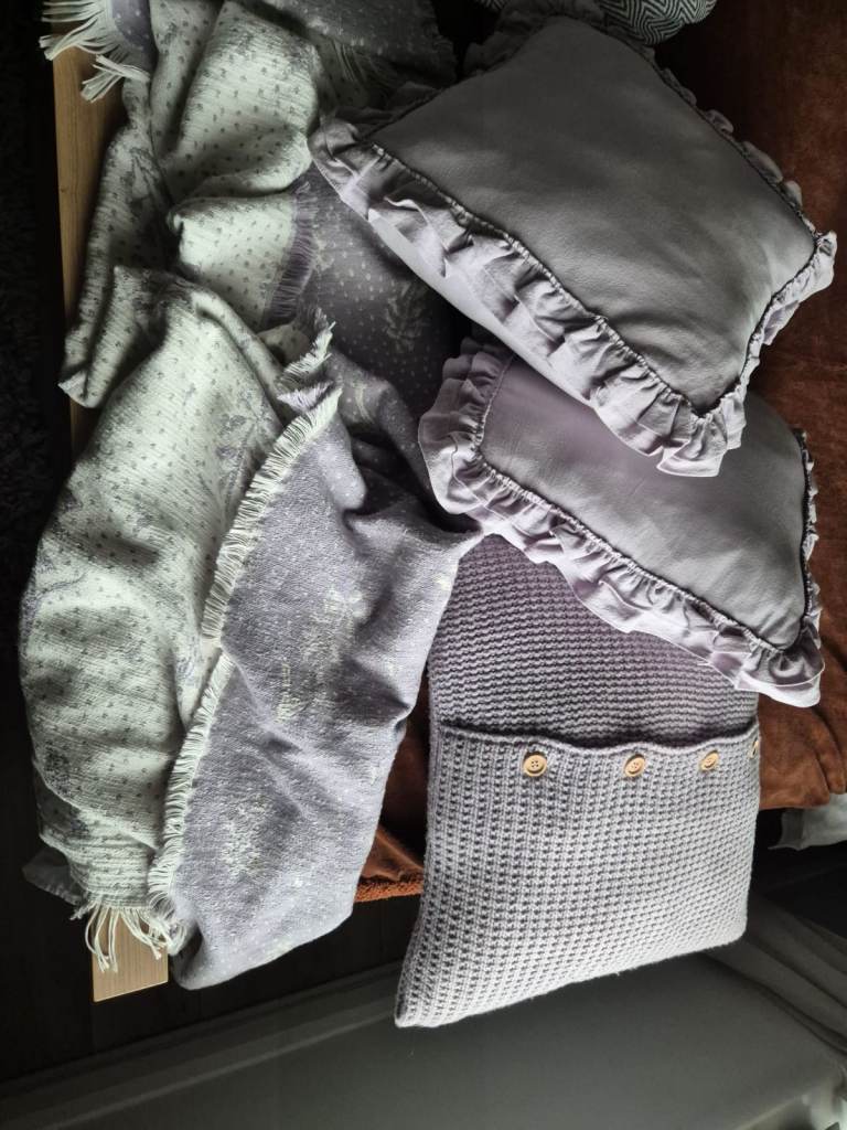 Stacey Soloman Cushions and throw