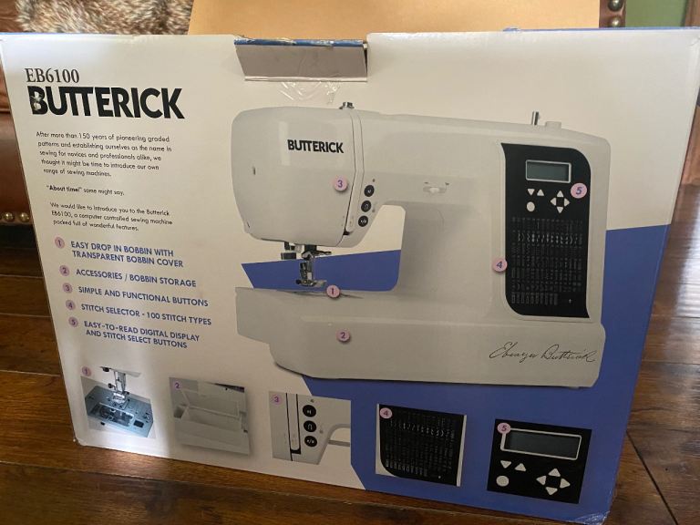 image for Butterick computerised sewing machine 
