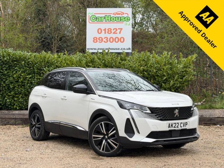 2022 22 PEUGEOT 3008 1.6 13.2KWH GT SUV 5DR PETROL PLUG-IN HYBRID E-EAT 4WD EURO