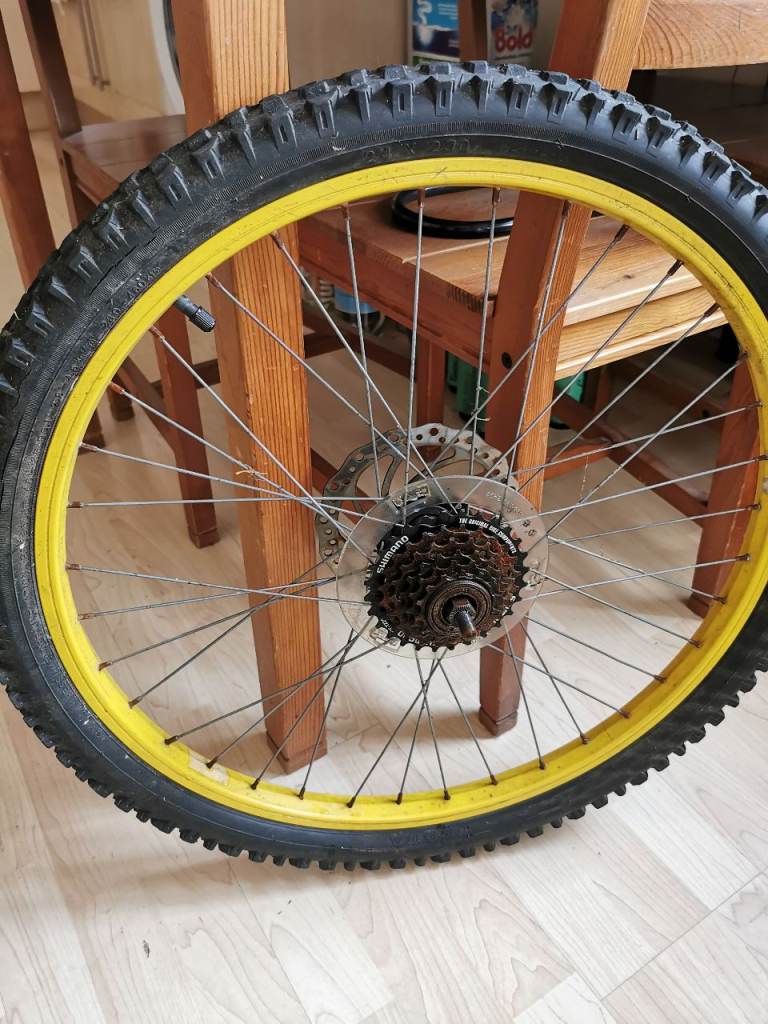 Rear bike wheel 24" Kenda tyre