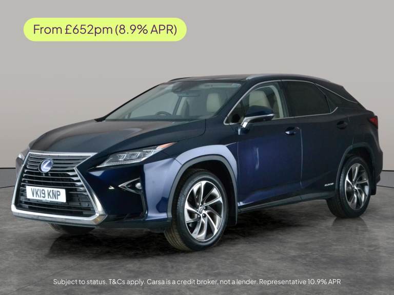 2019 Lexus RX 3.5 450h V6 Takumi SUV 5dr Petrol Hybrid E-CVT 4WD Euro 6 (s/s) (313 ps) -  Suv Hyb...