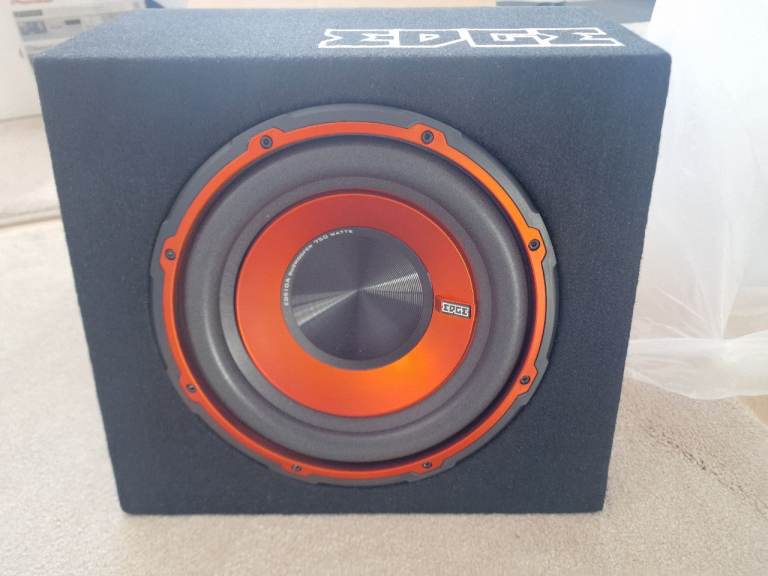 NEW 10 INCH EDGE SUB WITH BUILT IN AMP
