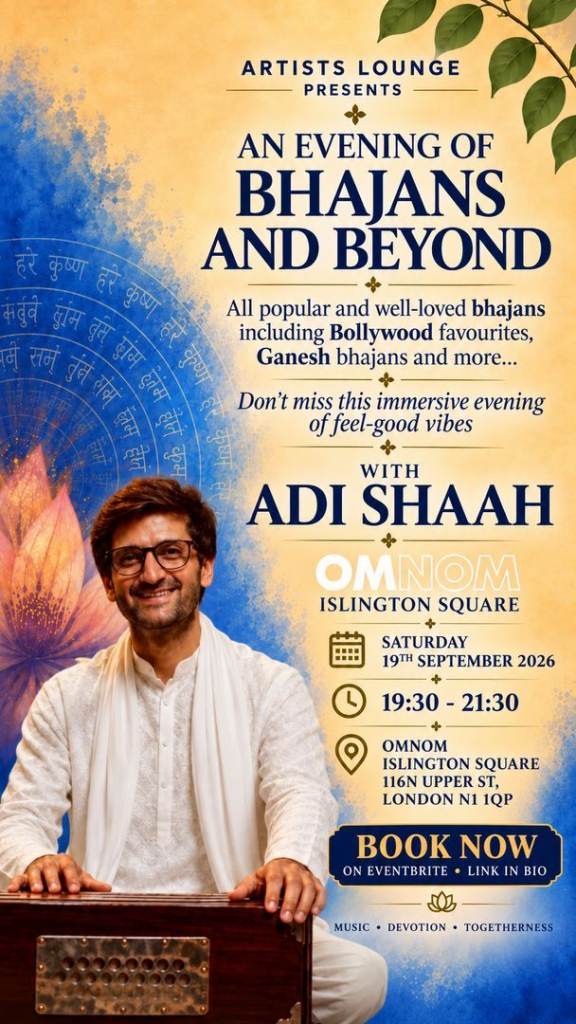 LIVE KIRTANS AND BHAJANS WITH ADI SHAAH - ALL POPULAR AND WELL LOVED BHAJANS INCLUDING BOLLYWOOD