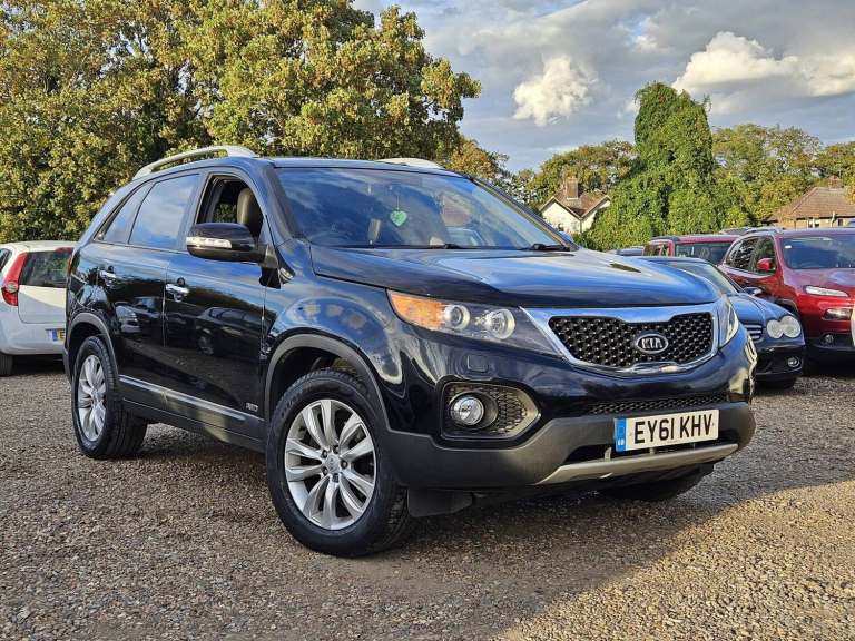 LATE 2011 KIA SORENTO 2.2 CRDi KX-3 5 DOOR 7 SEATER DIESEL AUTOMATIC BLACK