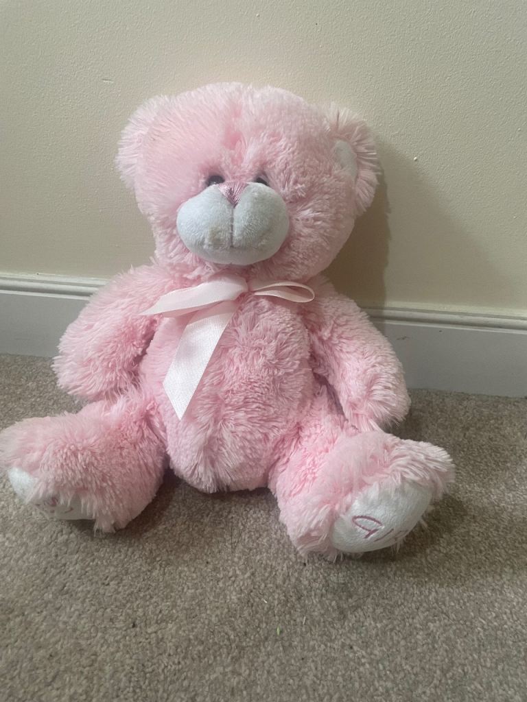 Baby girl plush teddy