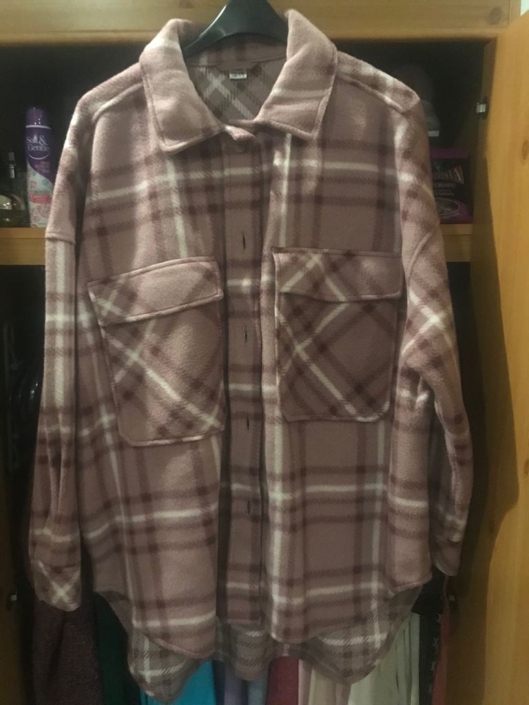 Padded checked shirt