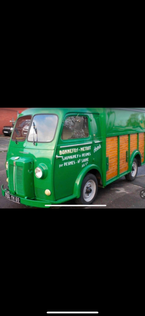 Converted Peugeot D4 coffee truck set up 
