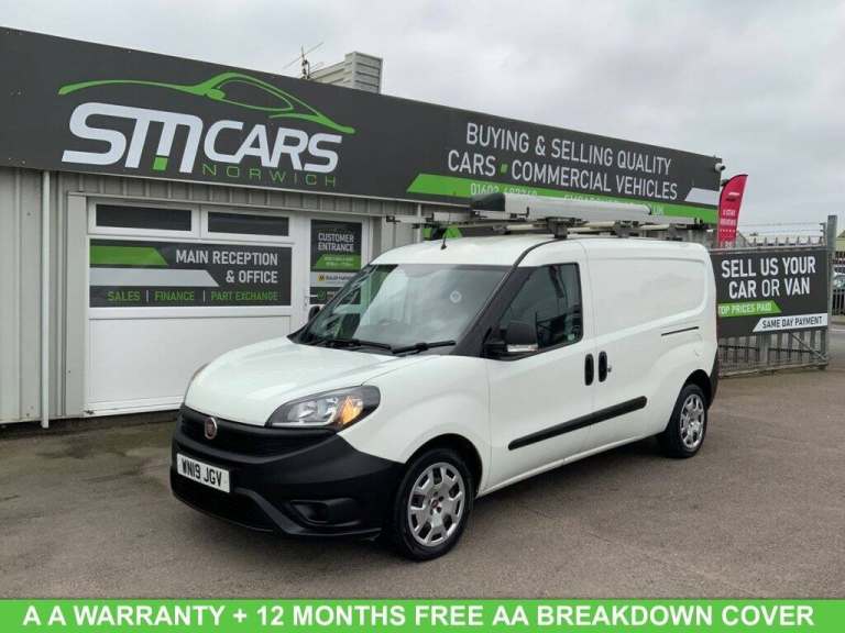 2019 Fiat Doblo 1.6 MultiJetII Maxi Panel Van 6dr Diesel Manual L2 H1 Euro 6 (105 bhp) Panel Van ...