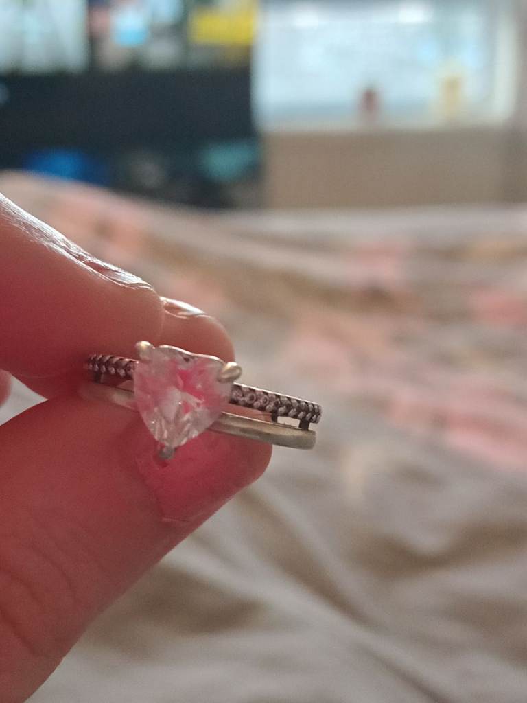 Pandora ring heart 
