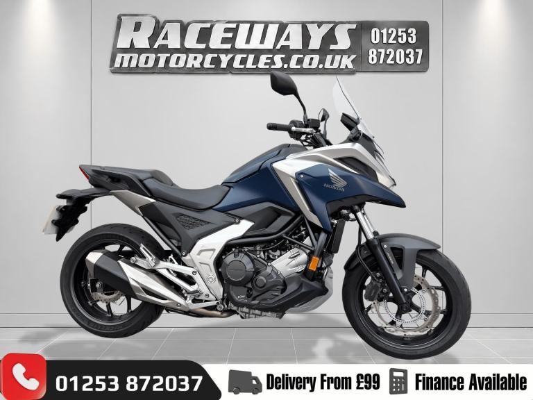HONDA NC750X, MANUAL, 2024 74 PLATE, 6184 MILES, BLUE, HPI CLEAR, GREAT COMMUTER