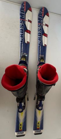 Salomon Crossmax Skis with Boots – Good Condition, £25.00 for Sale