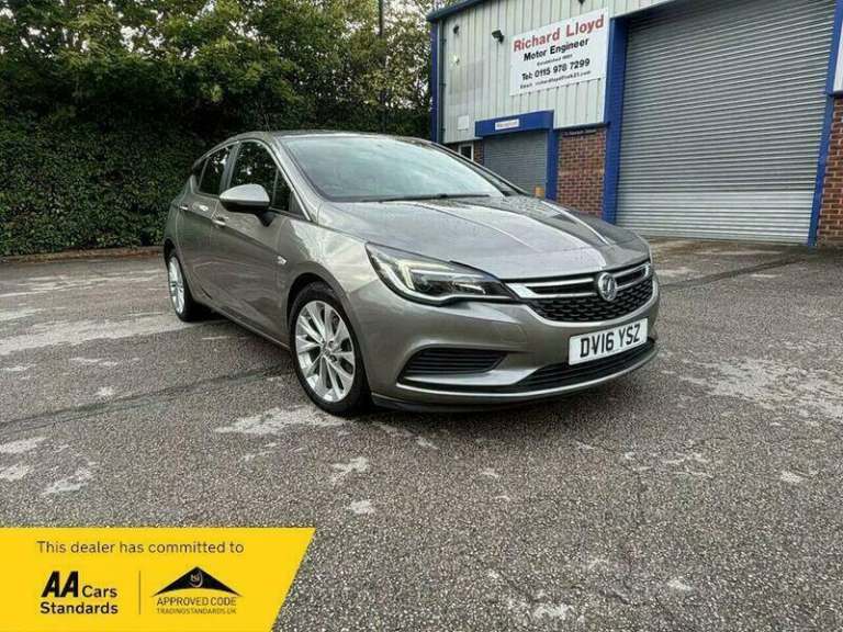 2016 Vauxhall Astra 1.4i Turbo Design Hatchback 5dr Petrol Manual Euro 6 (125 ps) HATCHBACK Petro...