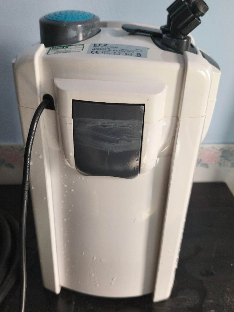 All Pond Solutions EF2 External Aquarium Filter 1400L/H + New Alfagrog Media