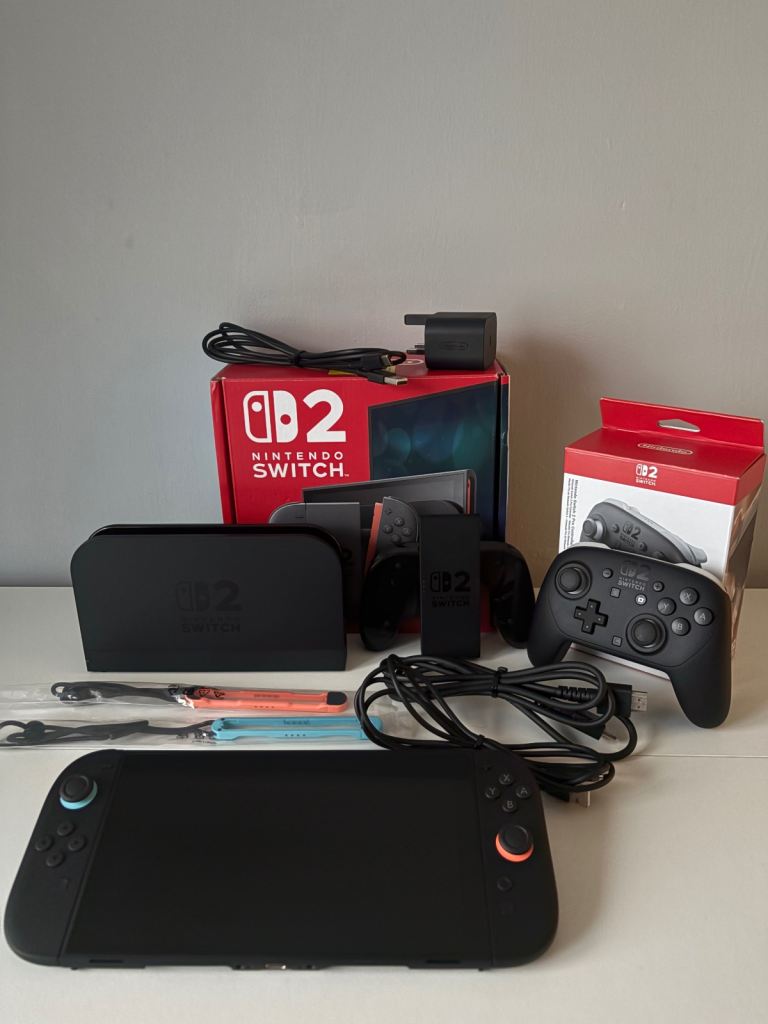 Nintendo Switch 2 Console with Gamepad and All Accessories, Mint Condition