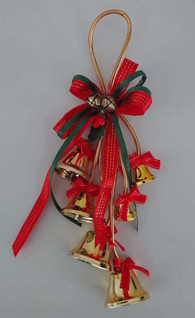 Santas Workshop Bells Christmas Tree Ornament