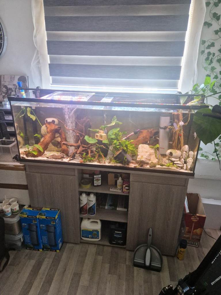 4FT AQUARIUM AND STAND HORIZON 182 