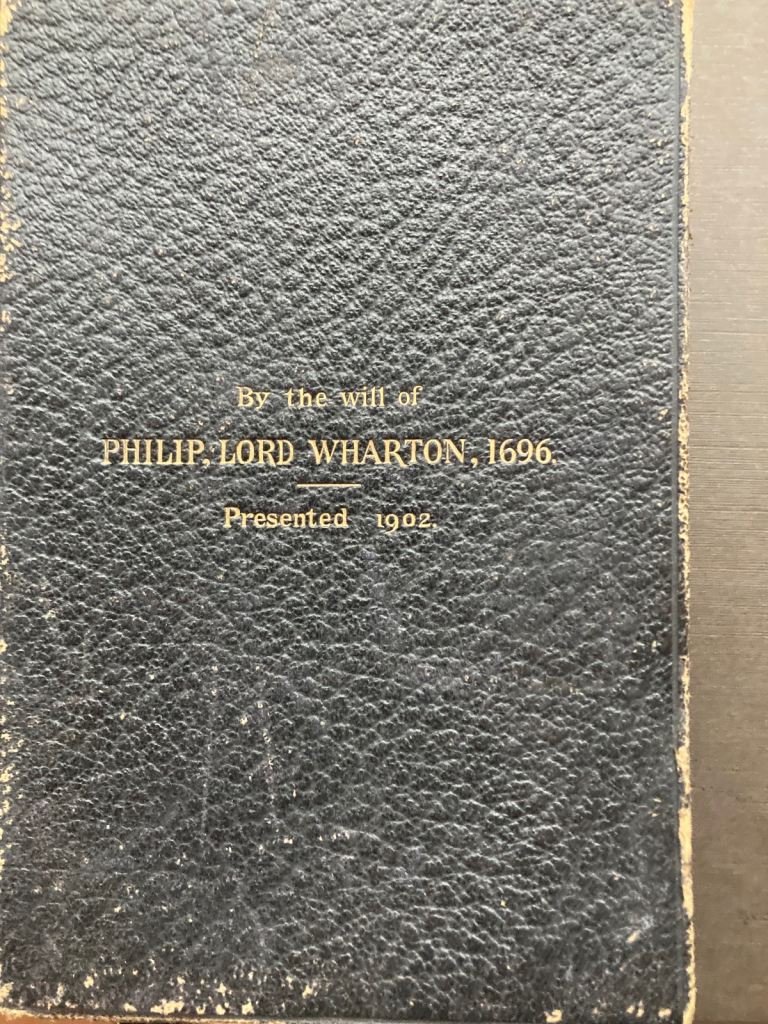Philip lord Wharton bible 1902