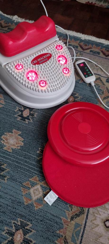 no offers CHI MACHINE DELUXE swing machine with infrared foot massager & twist exerciser mat