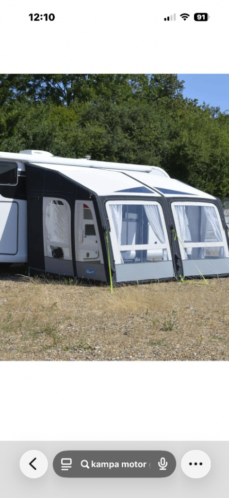 Kampa motor grande 390 S PRO AIR awning 