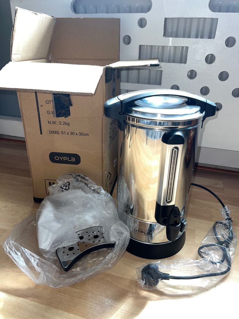 Professional 1500W Stainless Steel Hot Water Boiler - 8L Capacity for 