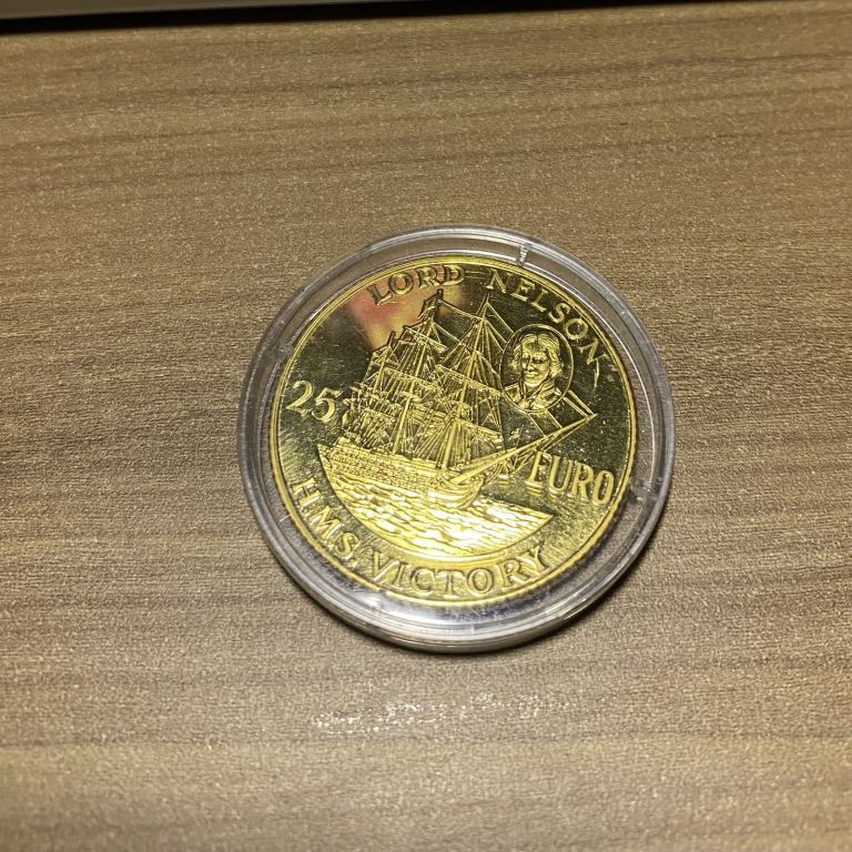 Lord Nelson 25 Euro Coin 