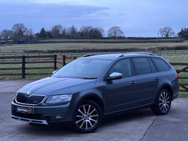 2015 SKODA OCTAVIA 2.0 TDI CR SCOUT 4X4 ESTATE, 8 SKODA MAIN DEALER SERVICES !!