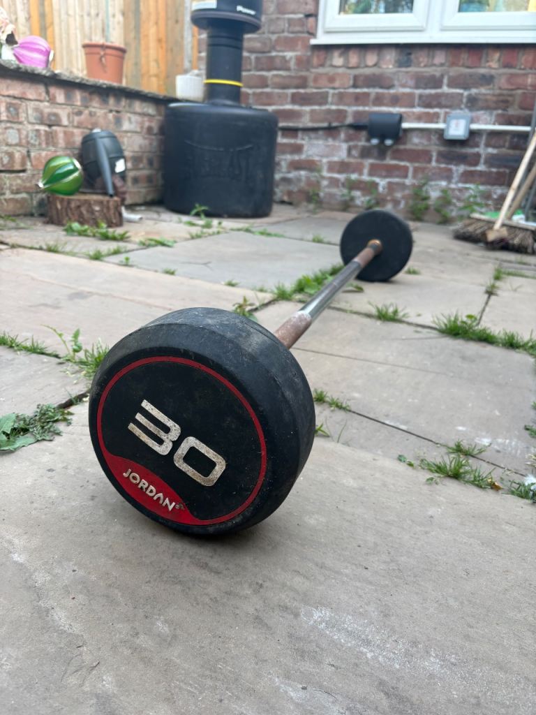 Jordan Fixed 30kg Barbell – Good Condition