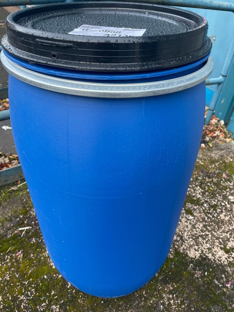 Blue barrels 