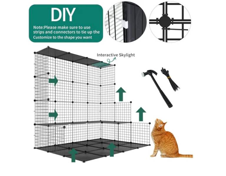 Indoor cat cage