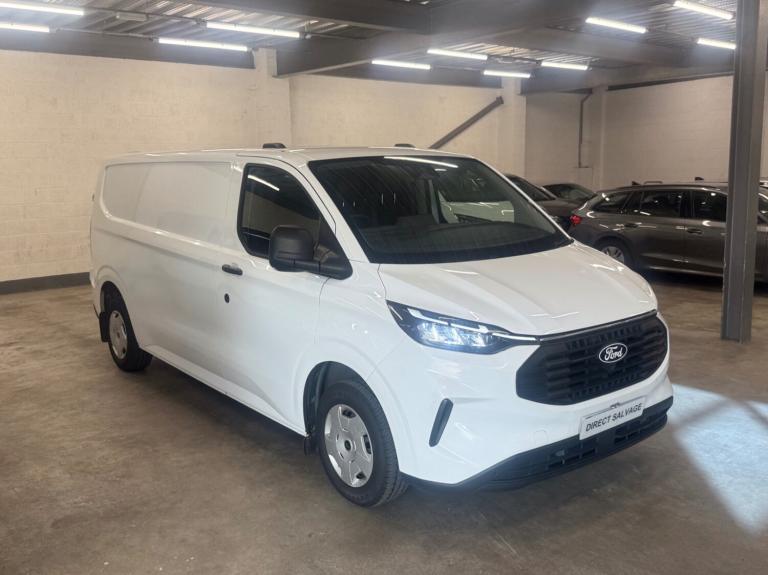 2024 Ford Transit Custom 24 REG 2.0 EcoBlue 110 L2H1 Panel Van Trend No Vat salvage damaged repai...