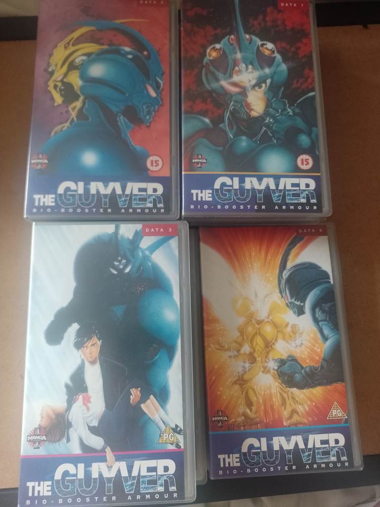 Anime vhs tapes prices in description 