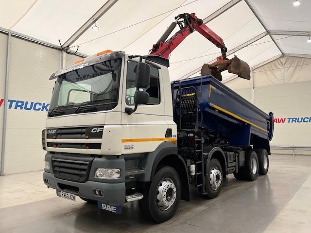 DAF CF85 410 8x4 Day Cab Steel Tipper Grab
