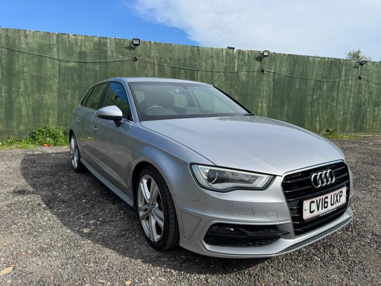 2016 Audi A3 1.6 TDI S line Sportback S Tronic Euro 6 (s/s) 5dr (Nav) HATCHBACK Diesel Automatic