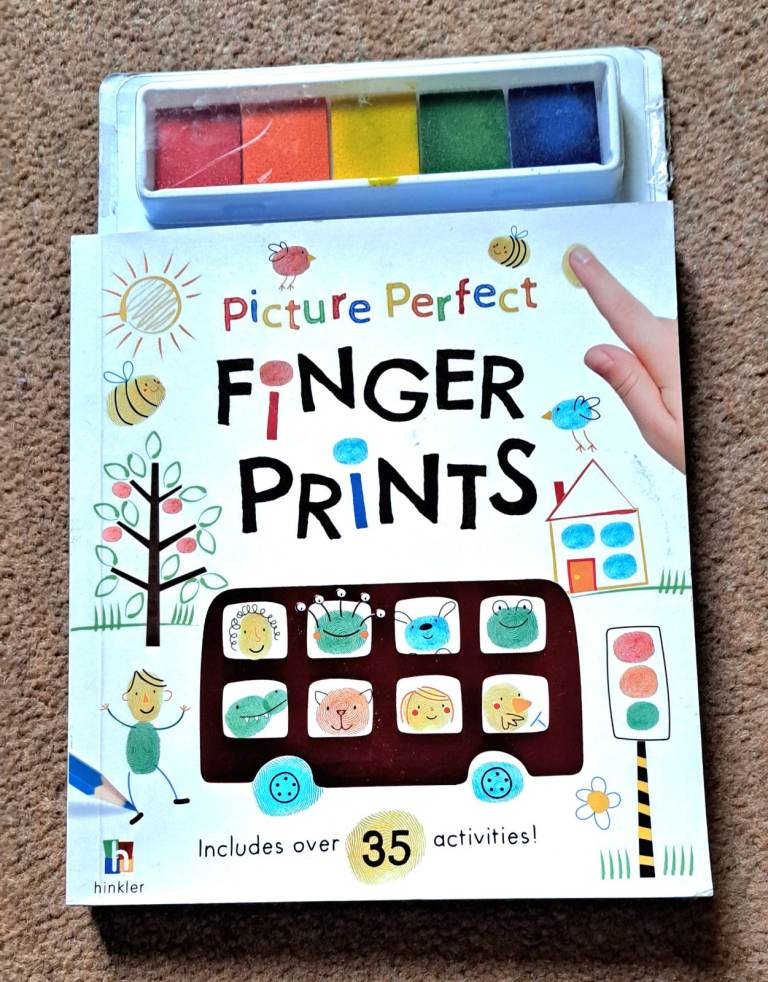 Finger prints craft book set