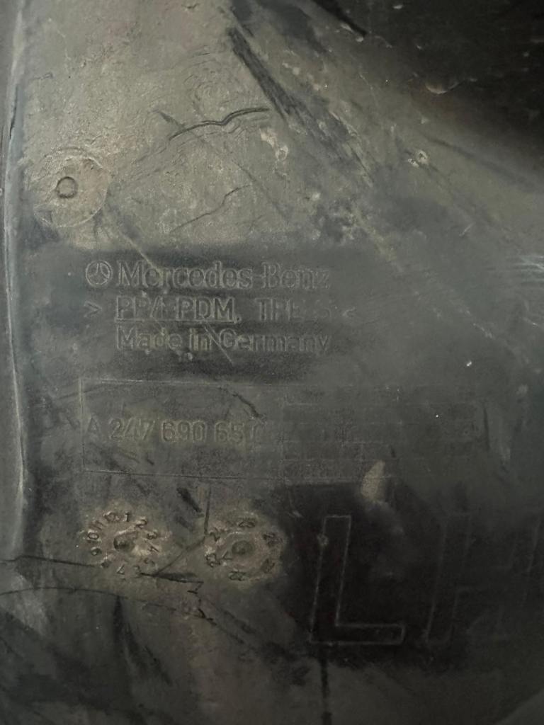 Mercedes Mercedes-Benz  left hand front wheel arch cover liner 2018-2026