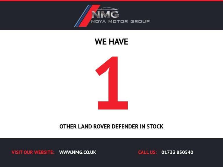2015 Land Rover Defender XS Utility Wagon TDCi [2.2] PANEL VAN DIESEL Manual
