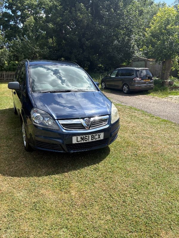 Vauxhall, ZAFIRA, MPV, 2011, Manual, 1598 (cc), 5 doors