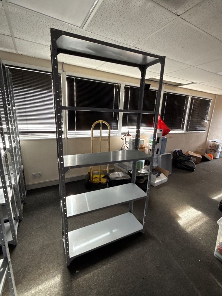 Metal storage shelves ideal for garage pantry store room etc