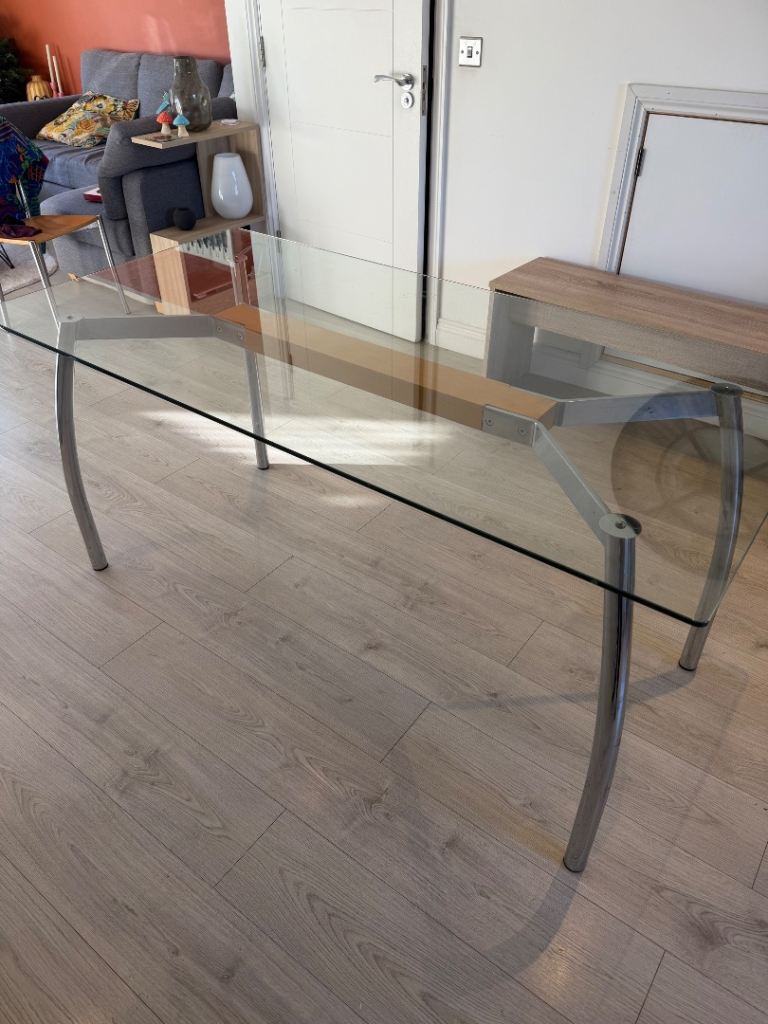 John Lewis Glass Dining Table