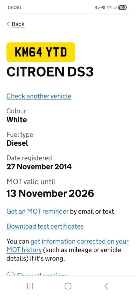 Citroen ds3 1.4 diesel 3 door