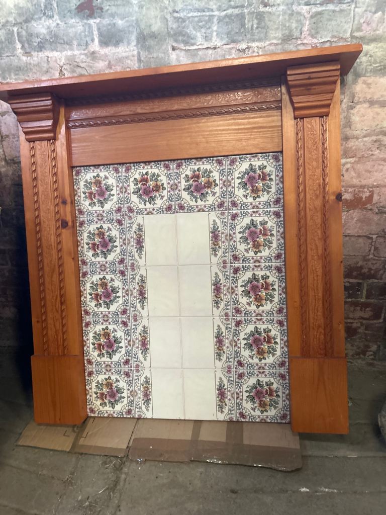 image for Fake fireplace with mantel