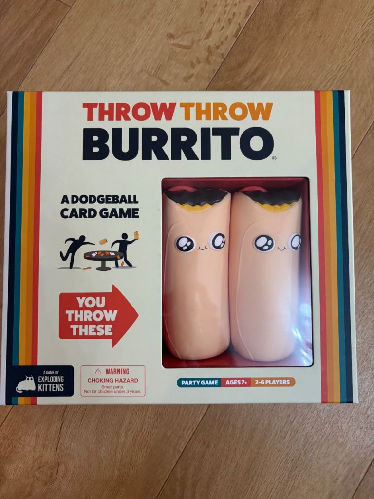 Throw Throw Burrito – A Dodgeball Card Game, As Good As New