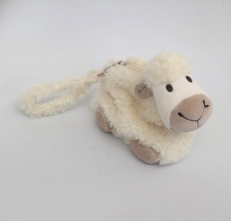 Jellycat Truffles the Sheep plush purse with wrist strap very rare and retired 