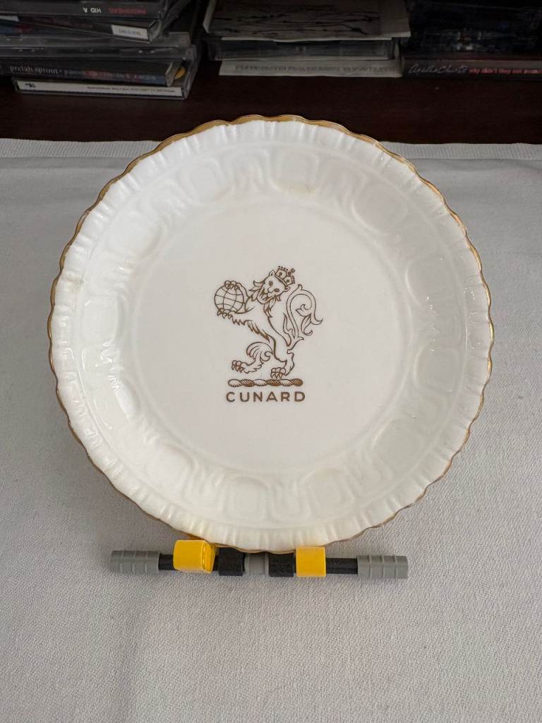 Vintage Cunard Coalport Bone China Trinket Dish