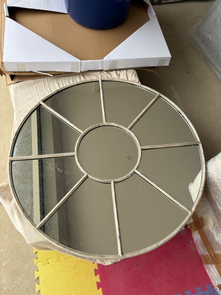 Laura Ashley large Round Mirror